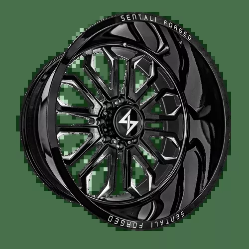 Sentali Forged SF-3 Gloss Black Milled 24x12 6x135 Wheels | Offset: -44 | Backspace: 4.75 | Bore: 87.1